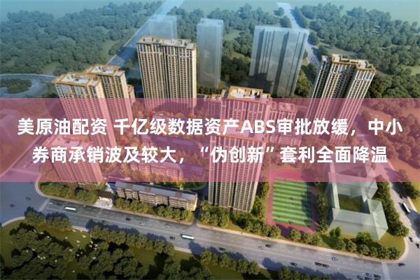 美原油配资 千亿级数据资产ABS审批放缓，中小券商承销波及较大，“伪创新”套利全面降温