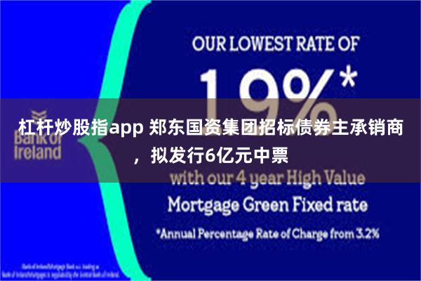 杠杆炒股指app 郑东国资集团招标债券主承销商，拟发行6亿元中票