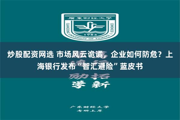 炒股配资网选 市场风云诡谲，企业如何防危？上海银行发布“智汇避险”蓝皮书