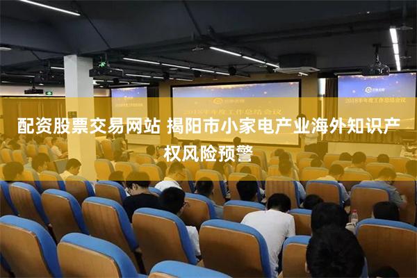 配资股票交易网站 揭阳市小家电产业海外知识产权风险预警