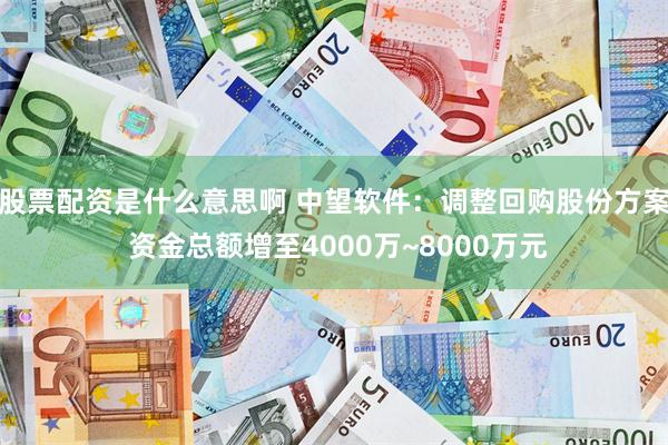 股票配资是什么意思啊 中望软件：调整回购股份方案 资金总额增至4000万~8000万元