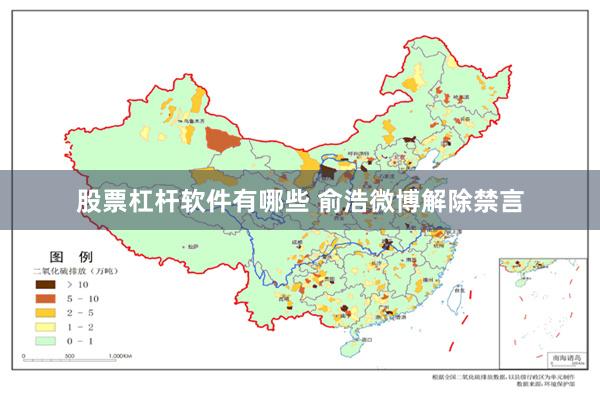 股票杠杆软件有哪些 俞浩微博解除禁言