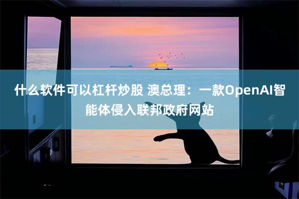 什么软件可以杠杆炒股 澳总理：一款OpenAI智能体侵入联邦政府网站