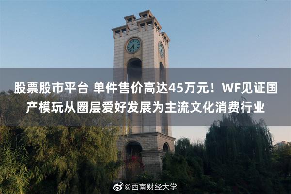 股票股市平台 单件售价高达45万元！WF见证国产模玩从圈层爱好发展为主流文化消费行业